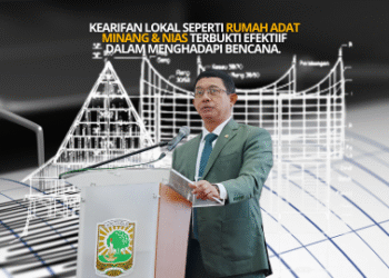 BNPB Soroti Rumah Adat Minang & Nias Tahan Gempa