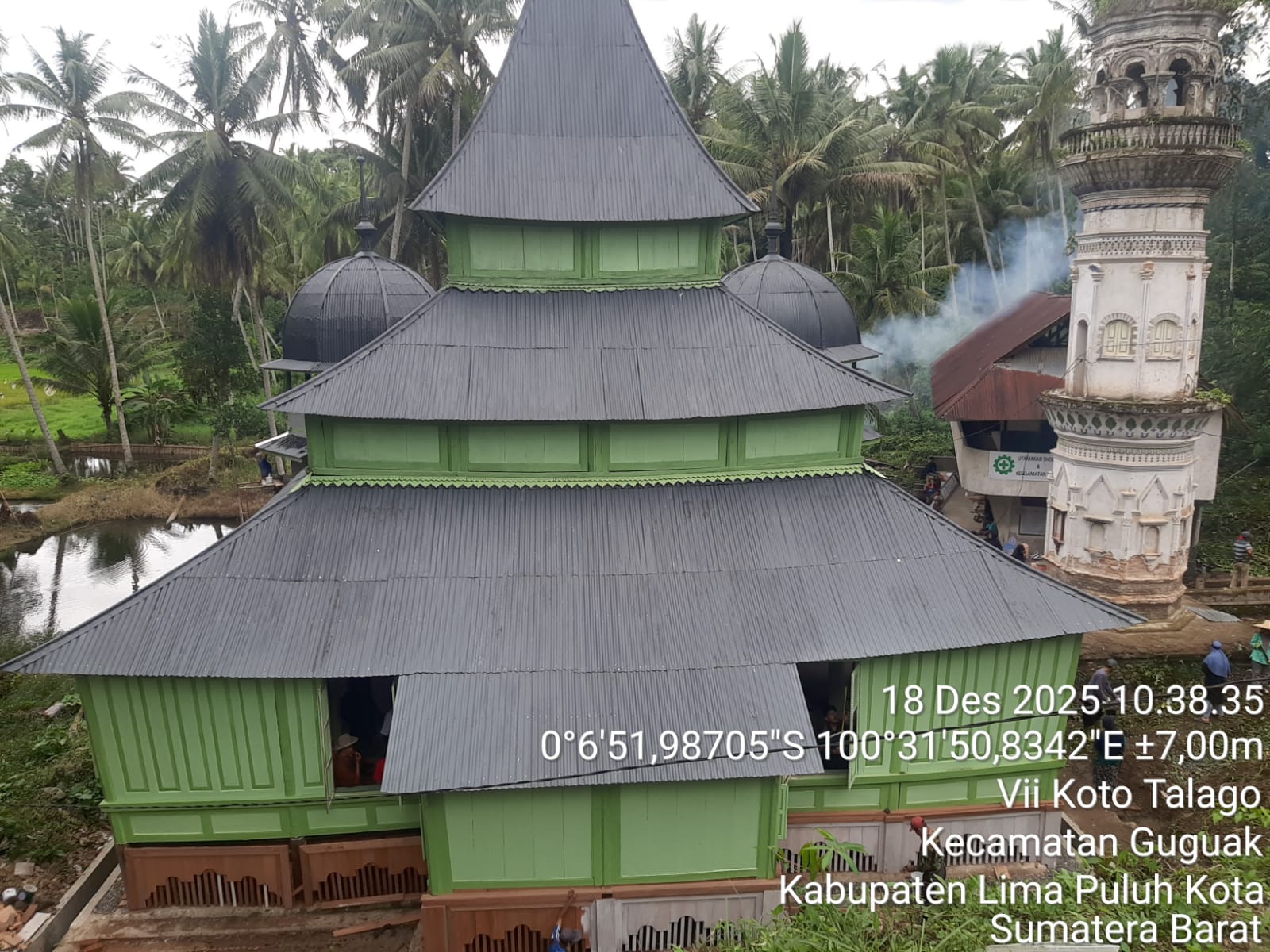 Pemugaran Masjid Tuo Ampang Gadang Masuki Tahap Konstruksi Aktif Hingga Akhir 2025